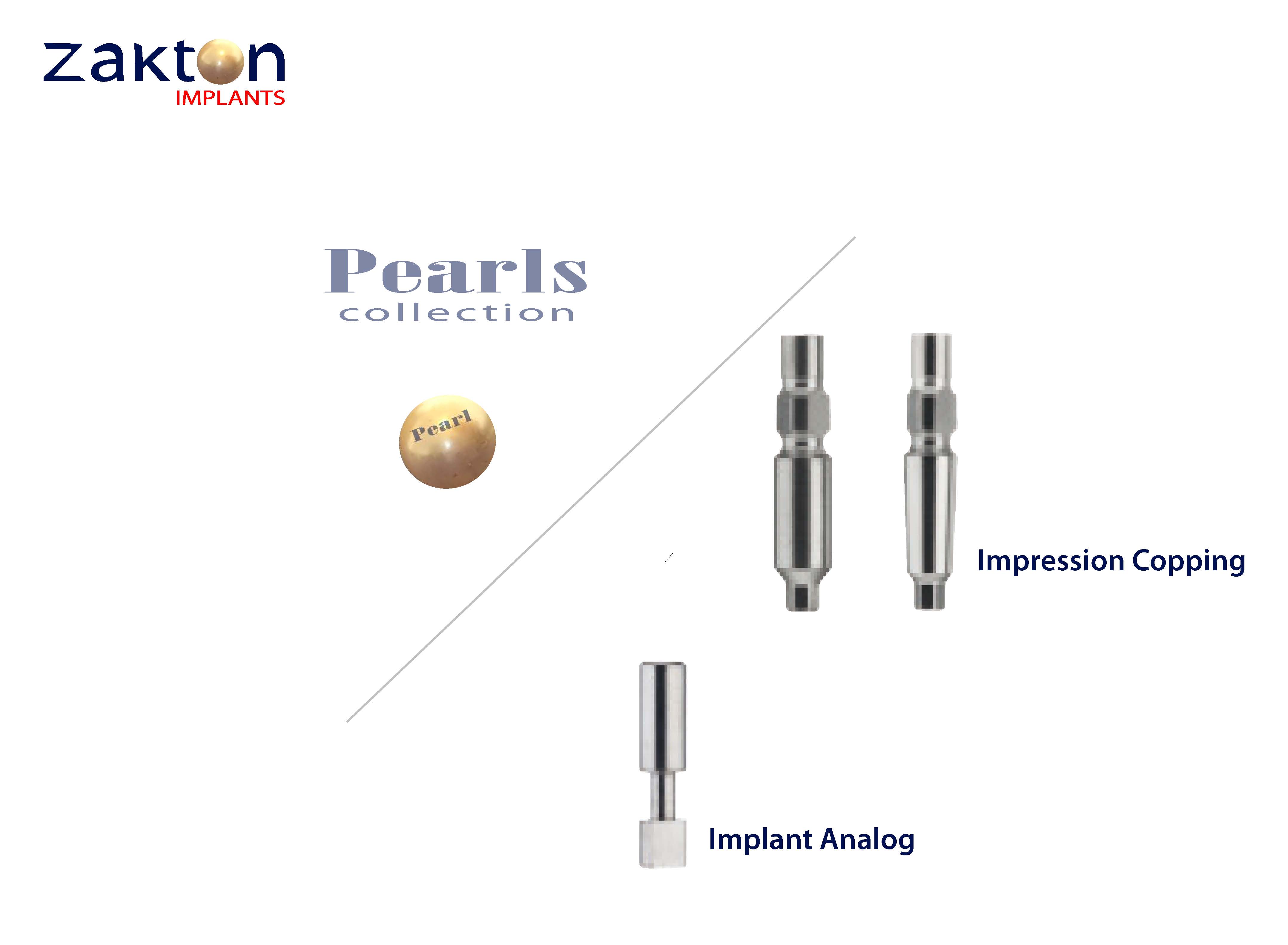 Zakton > Products > Dental implant > Pearl system > Implant Analog